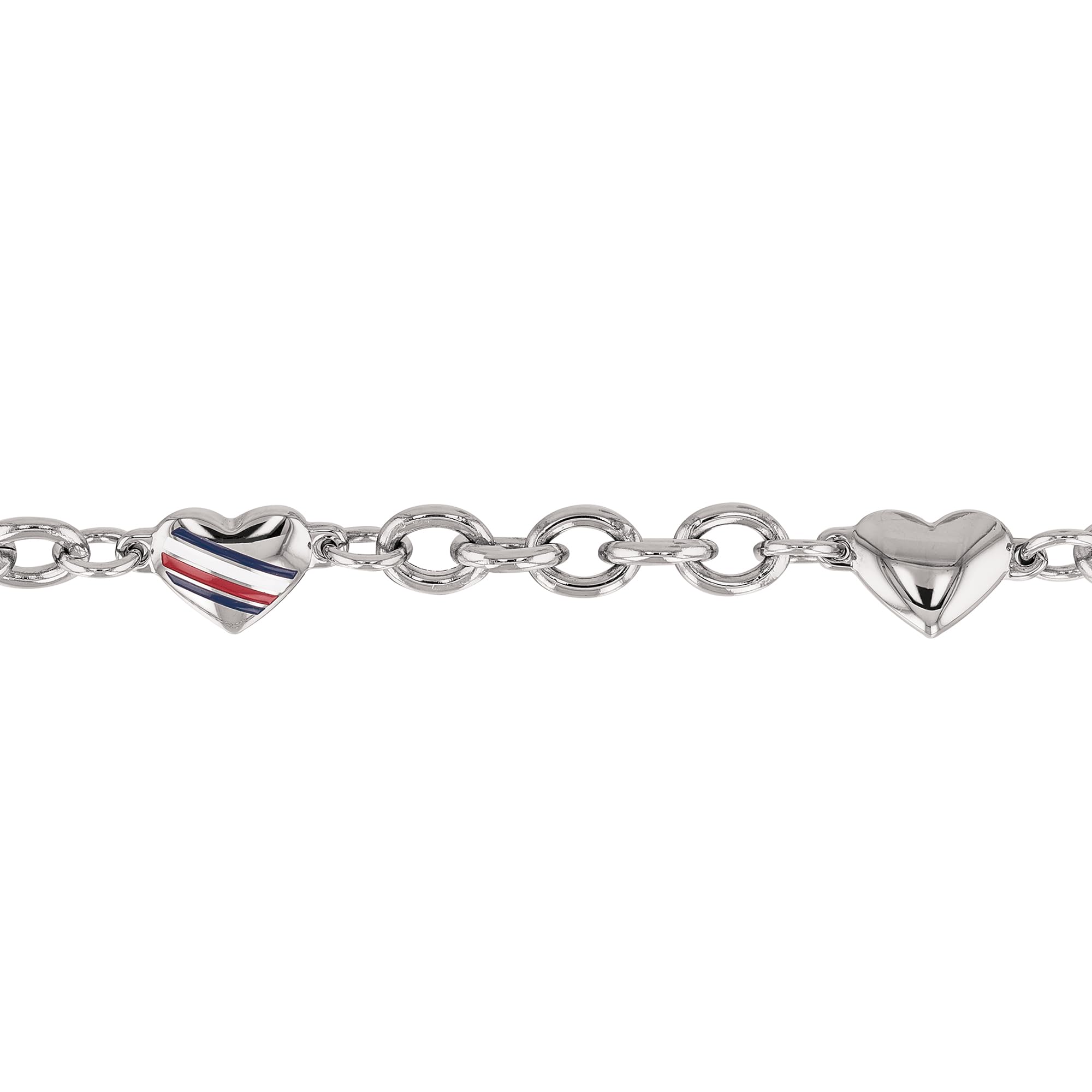 Tommy Hilfiger Fine Core - Bracciale da donna in acciaio inox, 16,5 cm