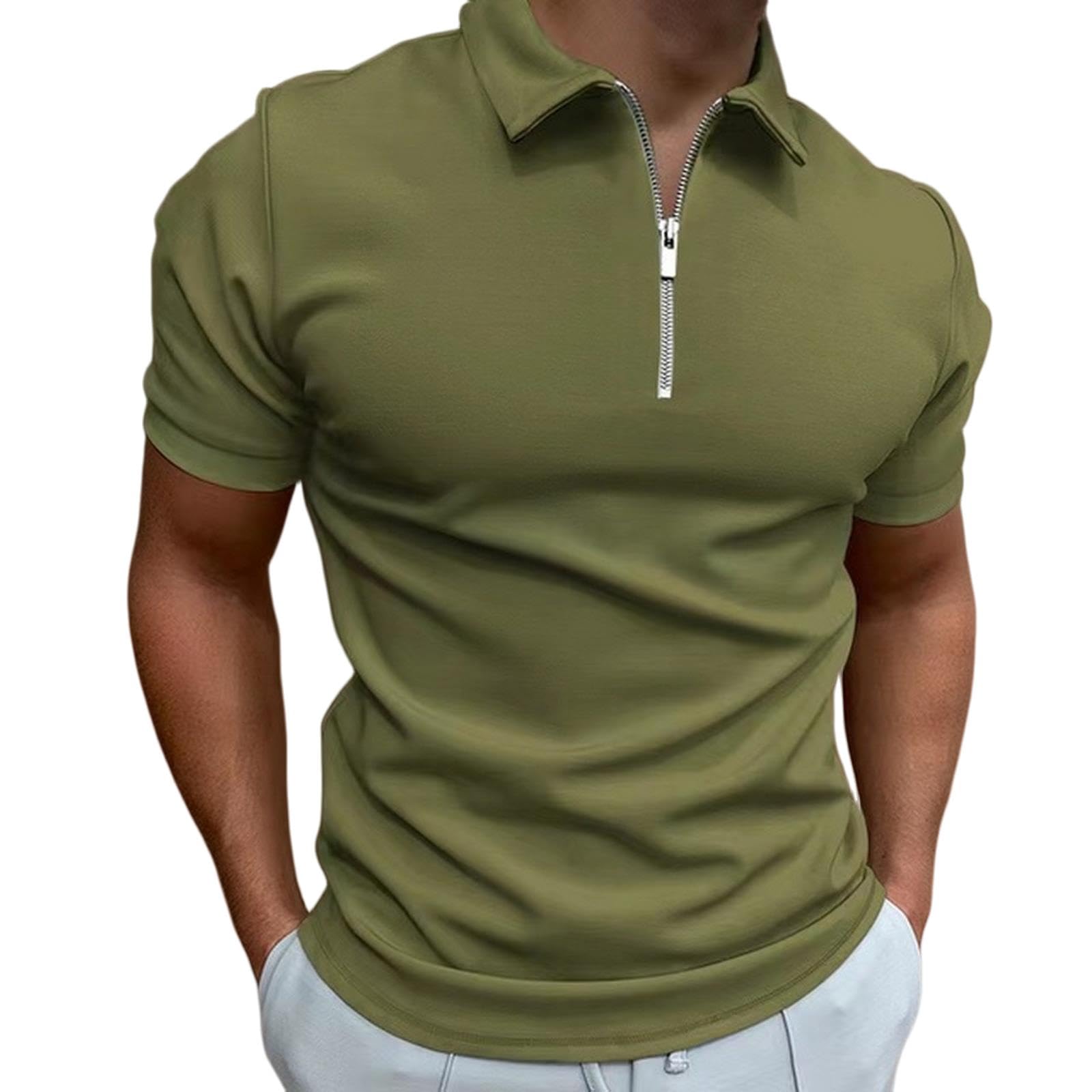 NOGRAX Polo Camicia con Cerniera A Manica Corta A Manica Corta