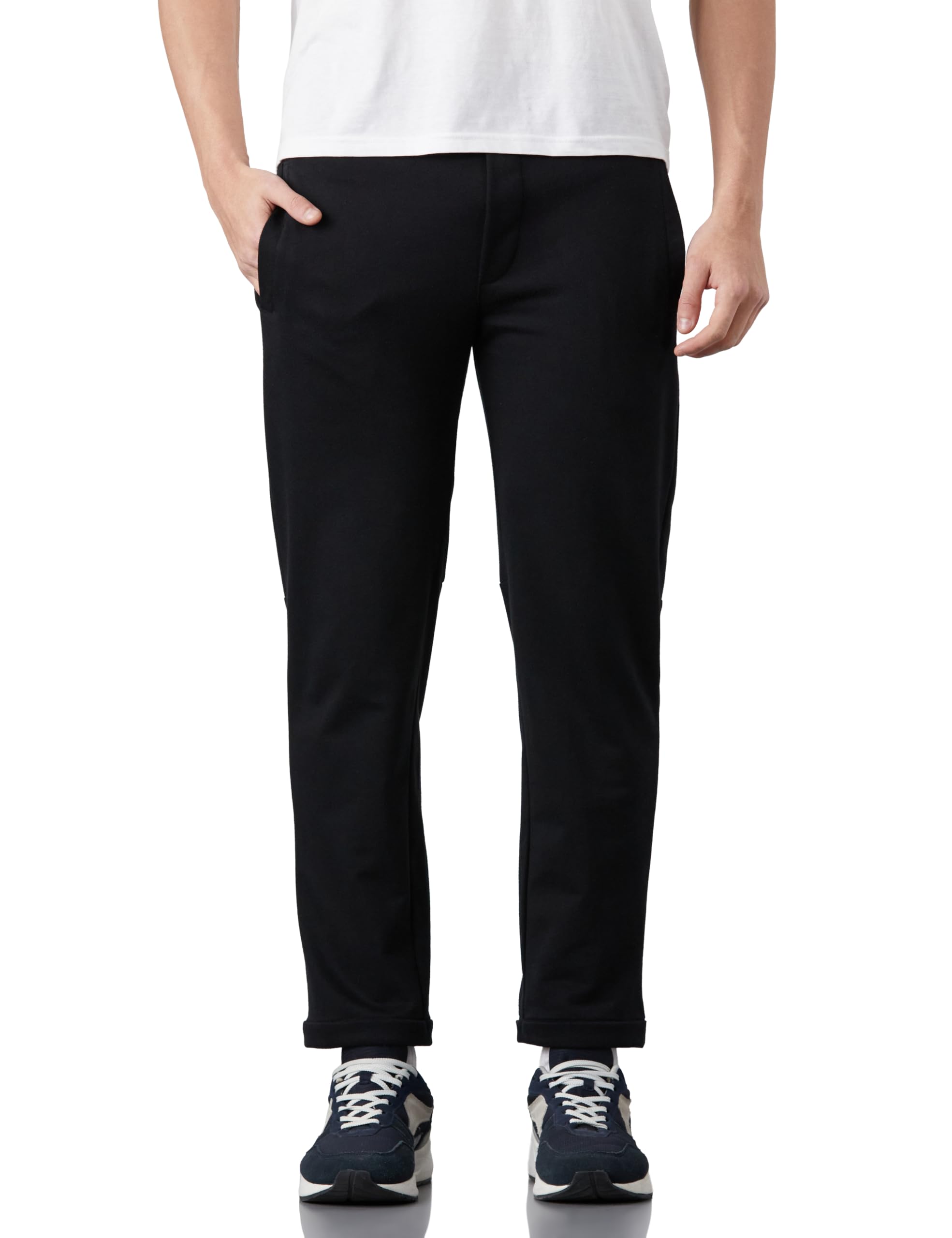 amazon brand - symbol Men Cotton Rich Strechable Terry Knit Pants - Regular Fit-picture-21