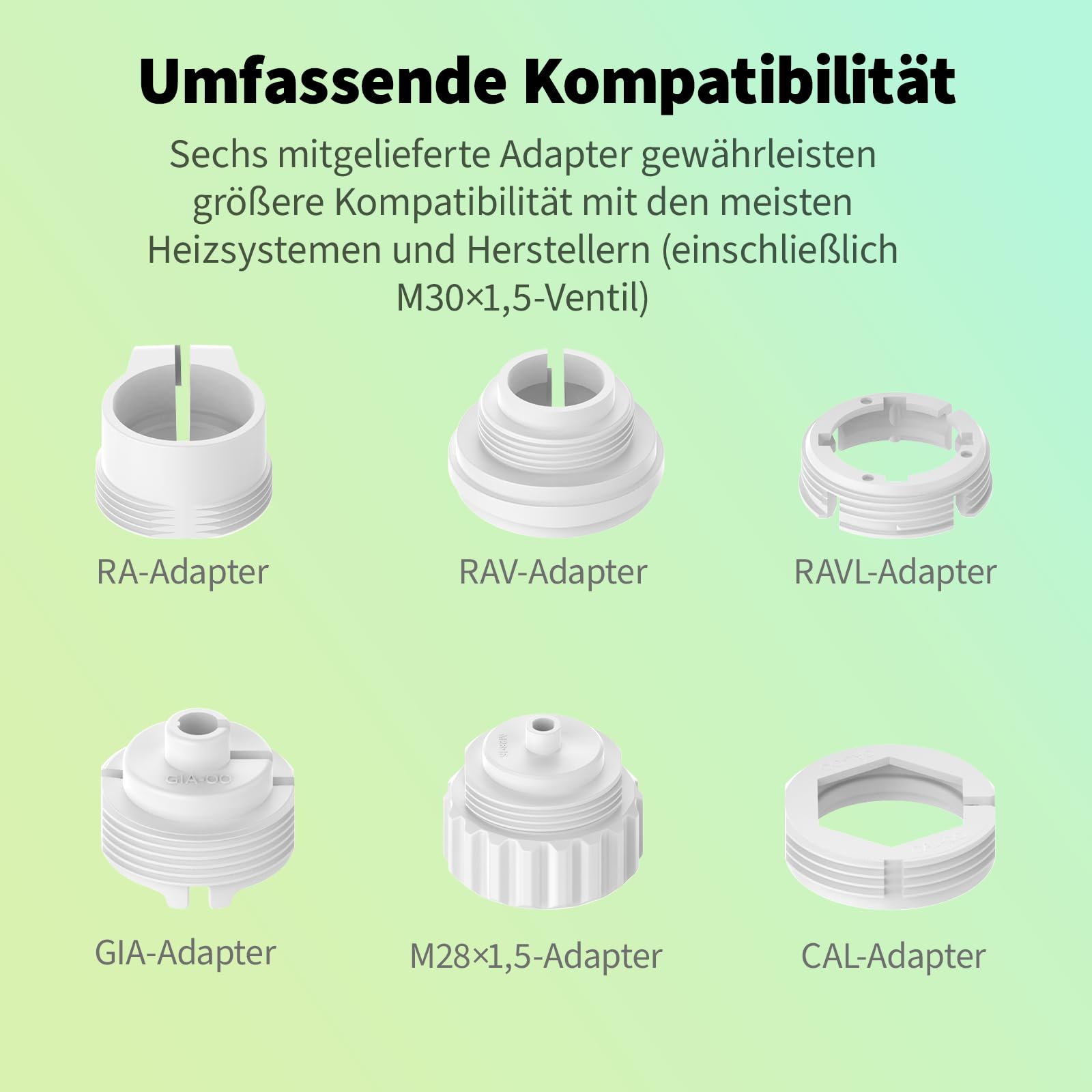 Aqara Smartes Heizkörperthermostat W600, Matter, Thread/Zigbee Thermostat, Energiesparen, Sprachsteuerung,Geofencing, Kompatibel mit Apple Homekit, Home Assistant, Alexa und Google