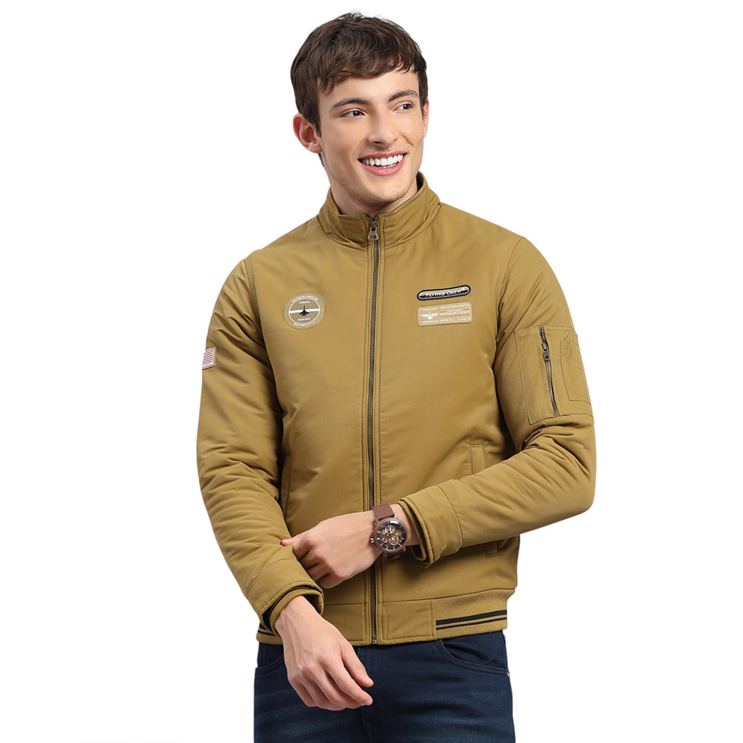 monte carlo Mens Smart Fit Solid Zipper Full Sleeve Winter Jacket | Warm Coat for Men | Stylish Full Sleeve Zipper Jacket (Pack Of 1)-picture-17