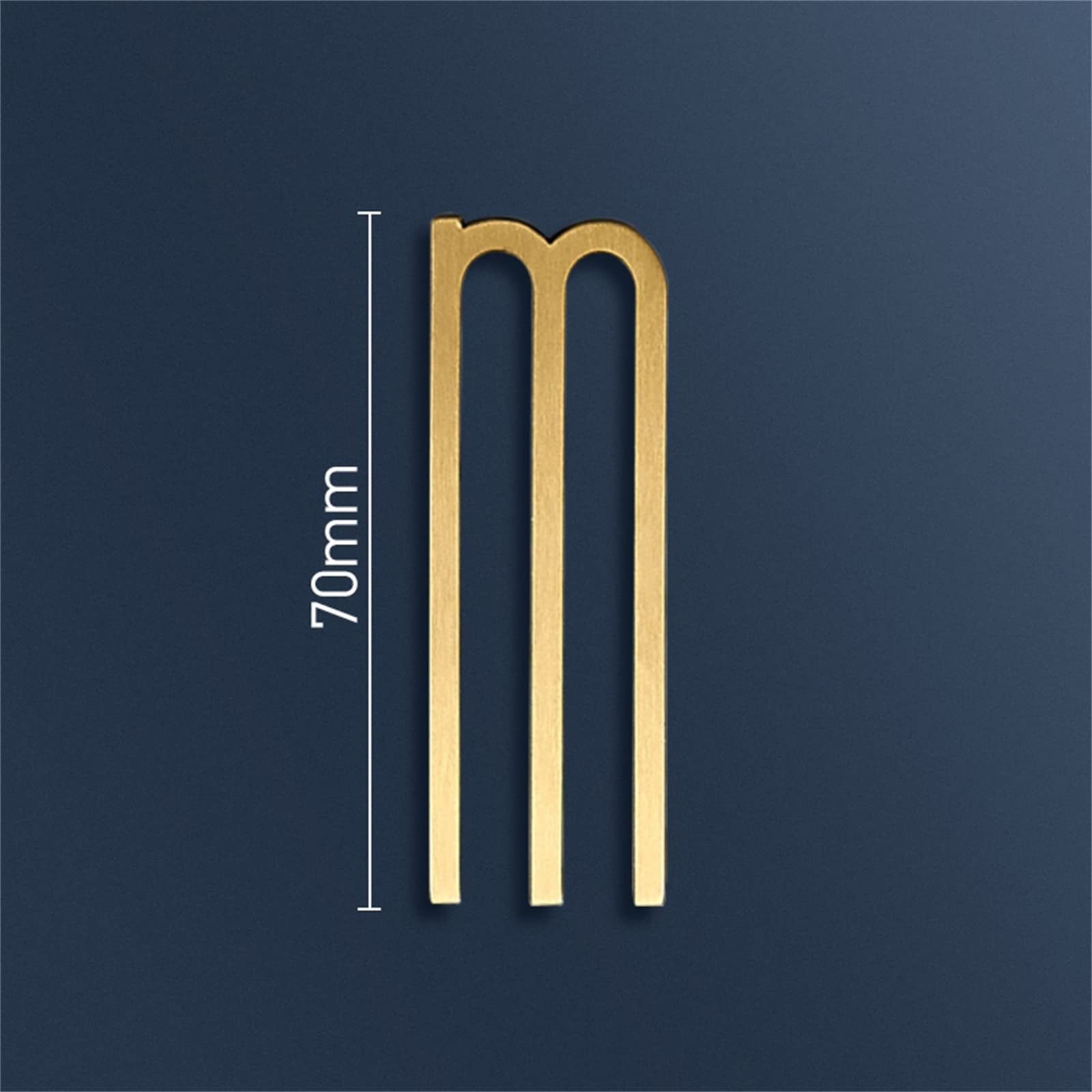 Laiton Massif Numéros Lettre A-Z Or 5cm Plaque Adresse Signe