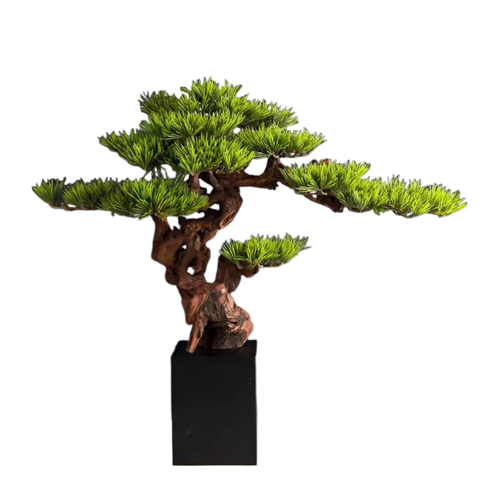 IUokLU Artificial Bonsai Tree Artificial Bonsai Simulated Plant Decorations Fake Pine Trees Plants Living Room Porch Decoration Artificial Tree