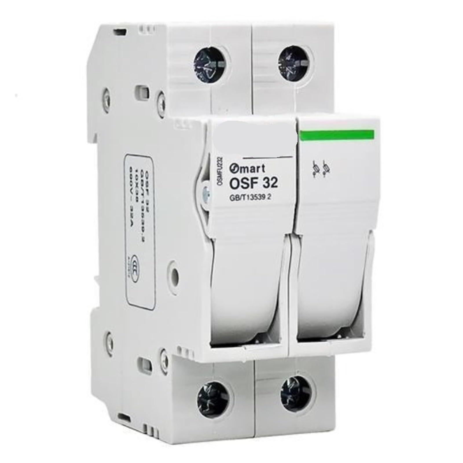 BALYDLUL Fuse base OSF32 2P 1P 10x38 1A-32A(1A Fuse)