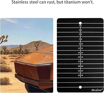 Dual-Plate Crypto Seed Phrase Storage - Titanium Backup for Ledger, Trezor, MetaMask - Corrosion-Resistant, Fireproof Wallet Backup - Credit Card Size