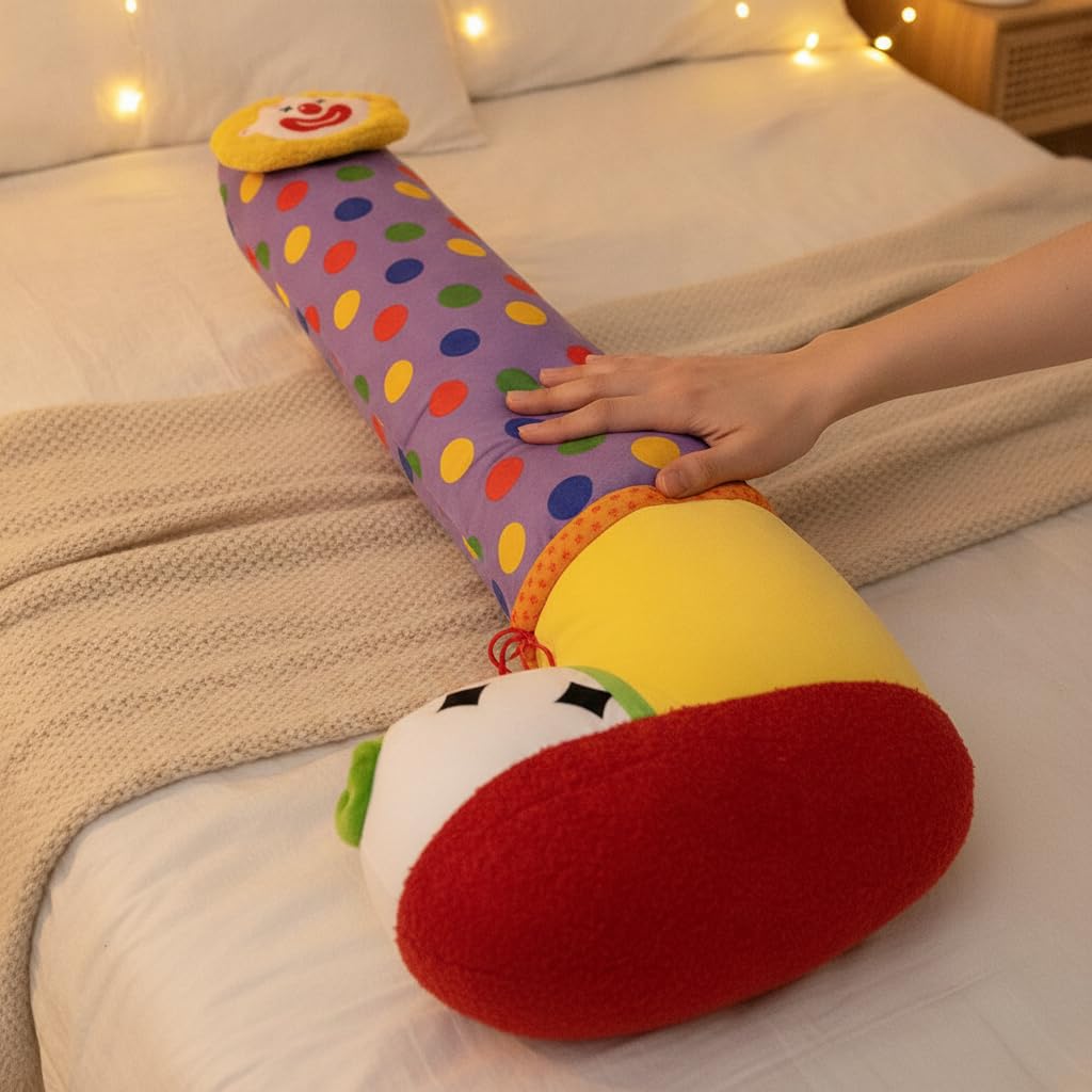 Cuscino Lungo Peluche, Scarpa da Clown, 120cm 1.85kg