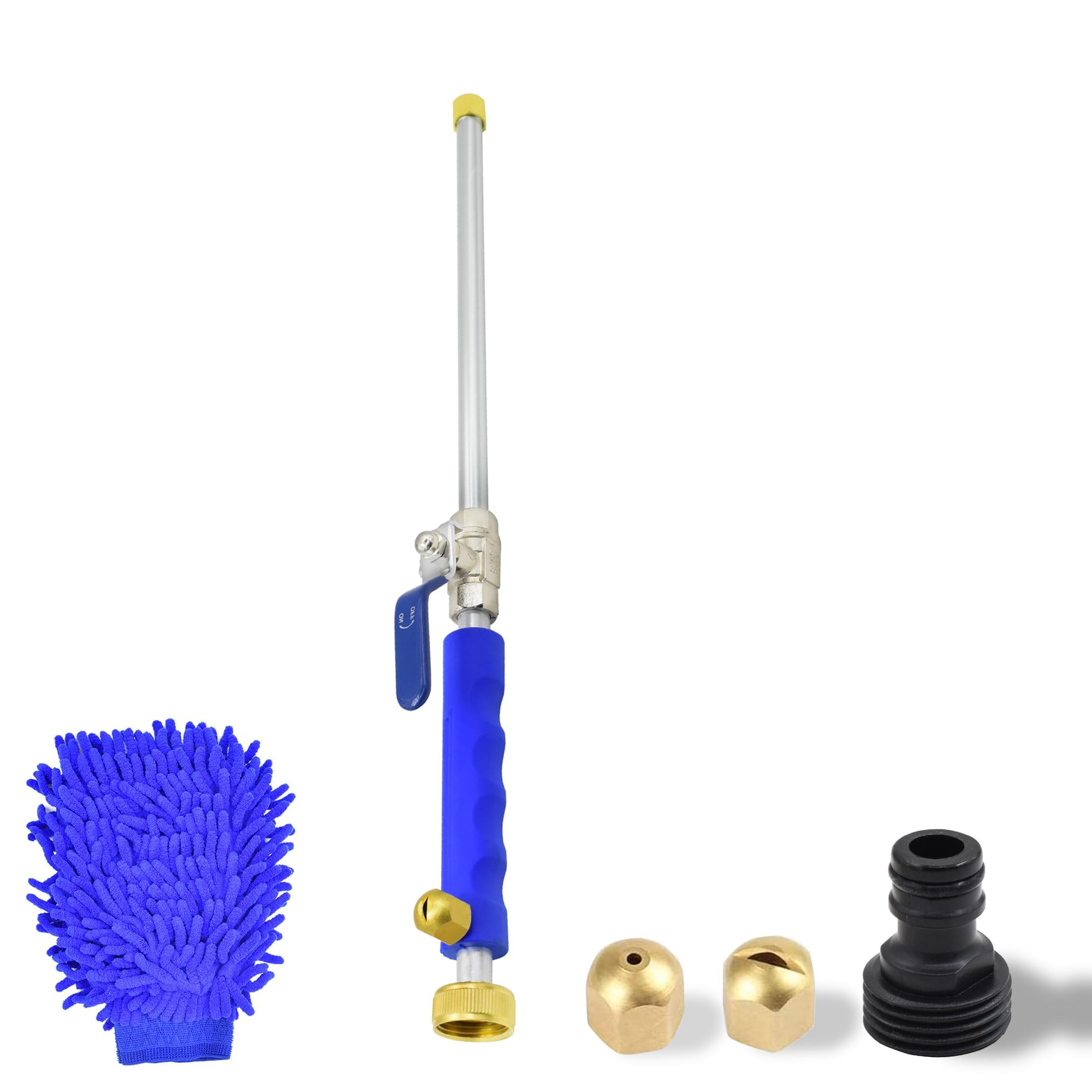Photo 1 of Buyplus High Pressure Hose Nozzle Wand - Blue, 18 Inch