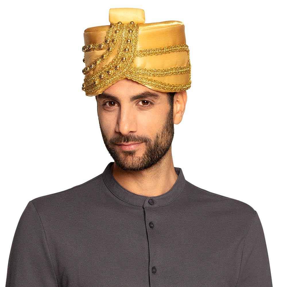 Image secondaire de Boland 81022 Chapeau Sultan Osman, doré, oriental, pour carnaval, accessoire de costume, fête à thème, fête à thème, Or