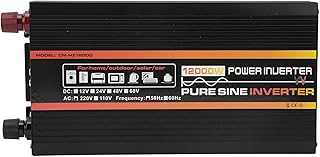 Solar Inverter, 220V 2000W Output Intelligent Temperature Control Pure Sine Wave Inverter for Aluminum Alloy Boat (DC48V)