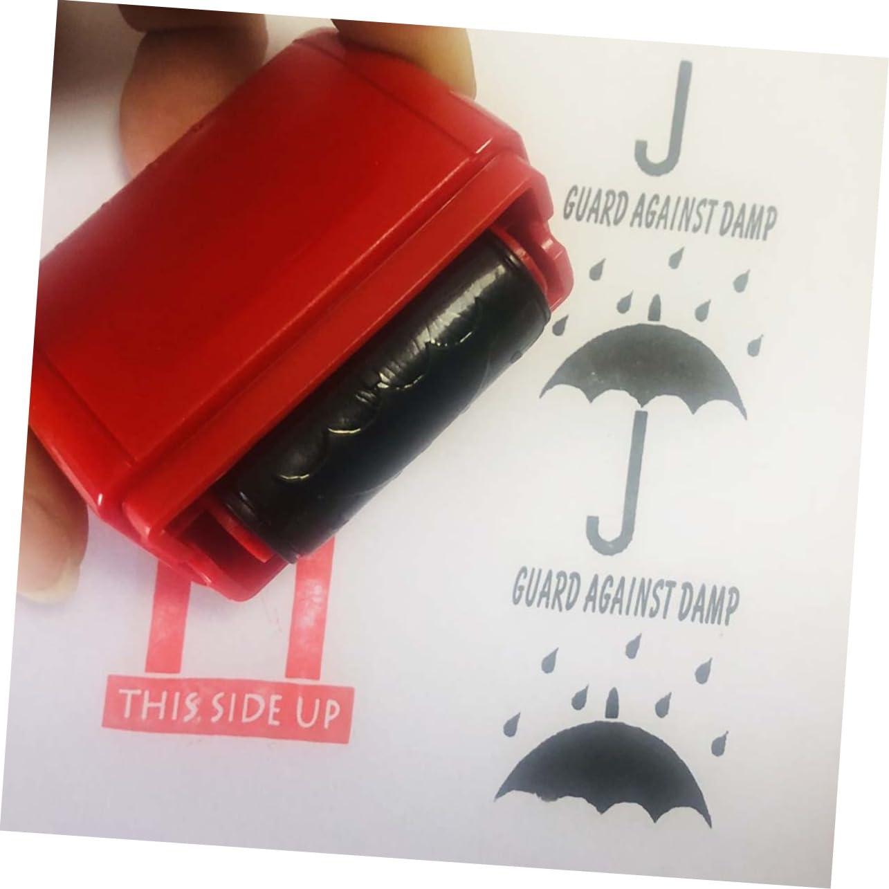 Tofficu 3pezzi Mini Roller Stamp Autoinchiostrante Per Privacy Timbro Di Sicurezza Per Documenti Riservati Protezione Della Privacy Ufficio Facile Da Trasportare e Utilizzare Buste