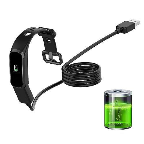 Miniatura 9 de ASHATA Cable de carga USB ligero TPE de goma TPE Cable de carga para Huawei Smart Bracelet 4, duradero, portátil, 3.3 ft de longitud