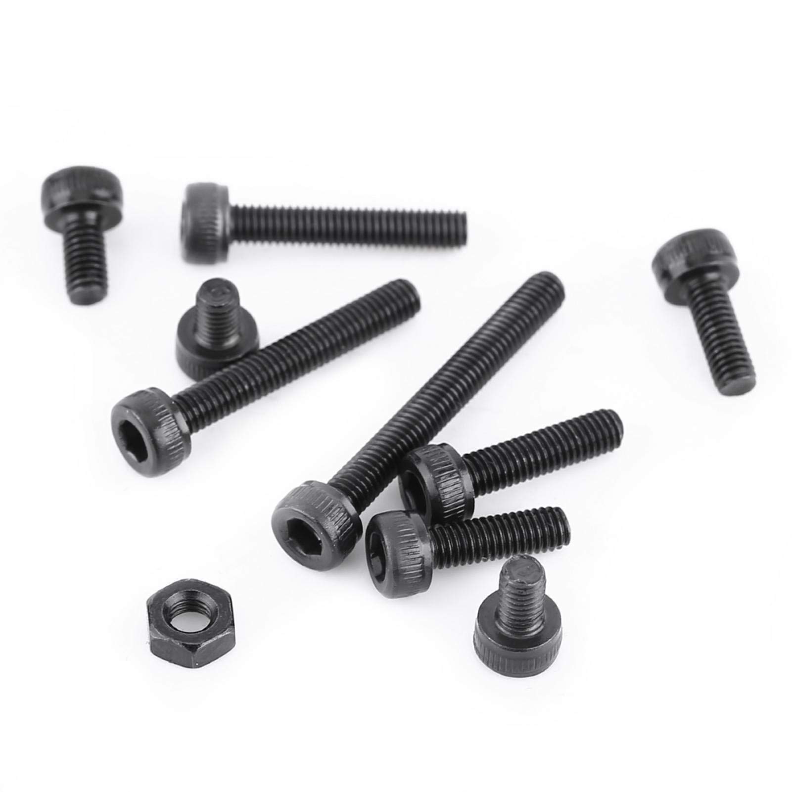 Amazon.com: M3 Hex Socket Screws and Nuts Assortment Set 280Pcs