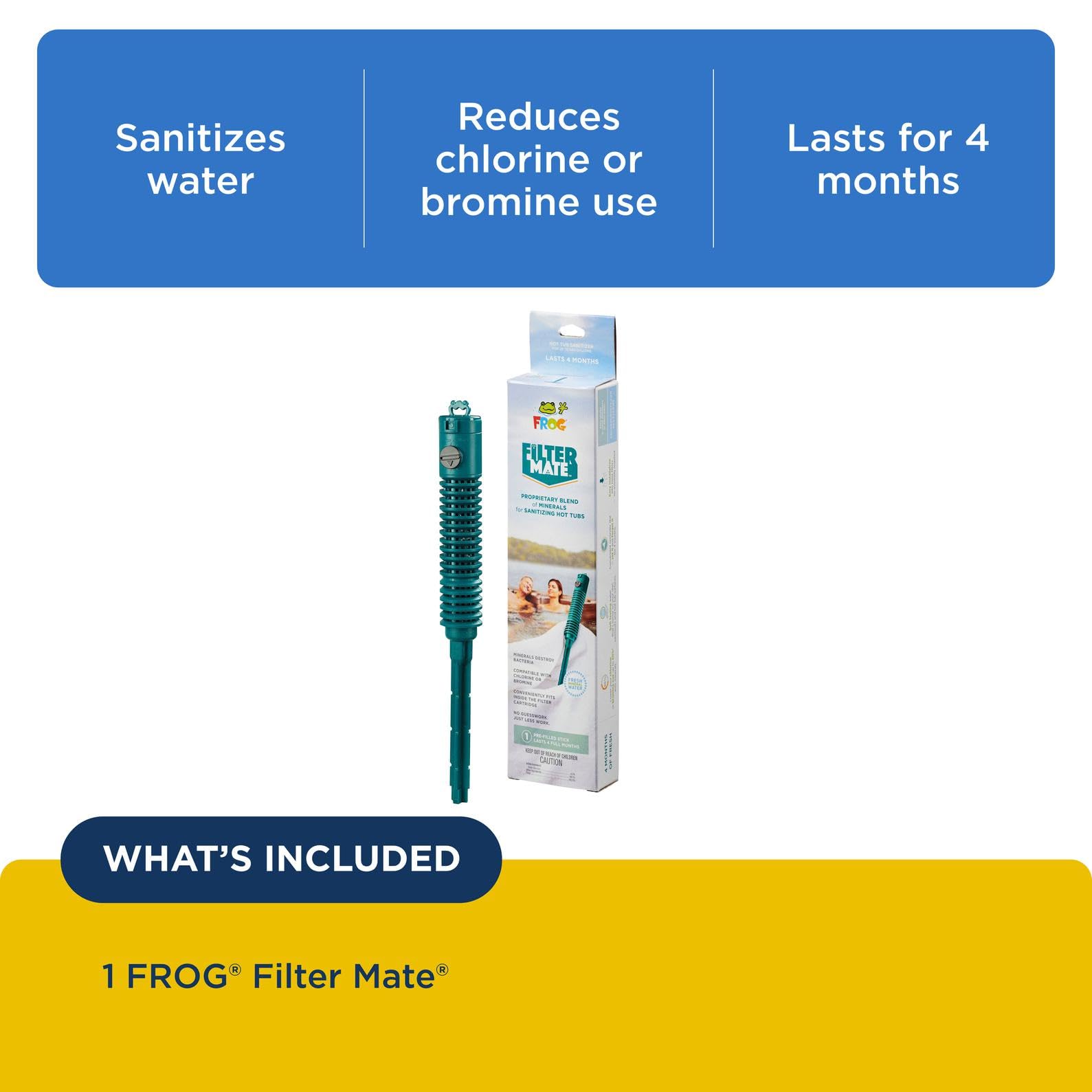 FROG Filter Mate Minéraux désinfectants pour Jacuzzi