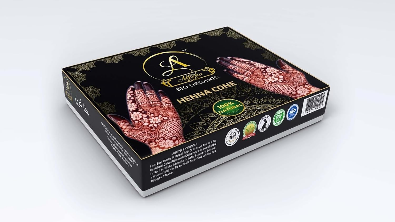 Bio Organic Henna Cone, 100% Natural Mehendi, Red, Cream Form, for Hand Designing, Pack of 12-picture-47