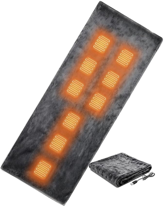 Heated Sleeping Bag Liner for Camping