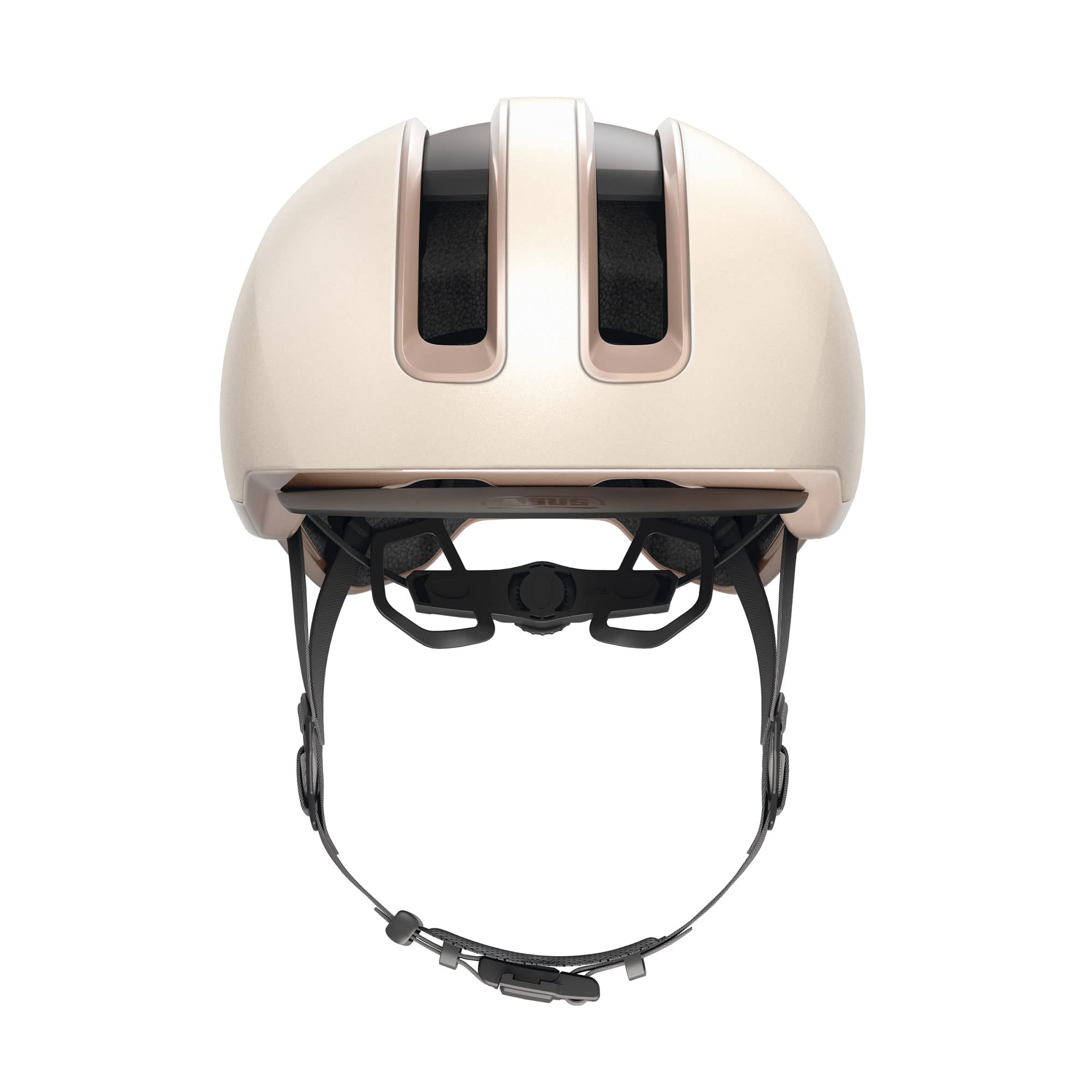 Abus HUD-Y - Luz Trasera LED magnética y Recargable y Cierre magnético - Casco de Bicicleta Moderno para Uso Diario - para Hombre y Mujer