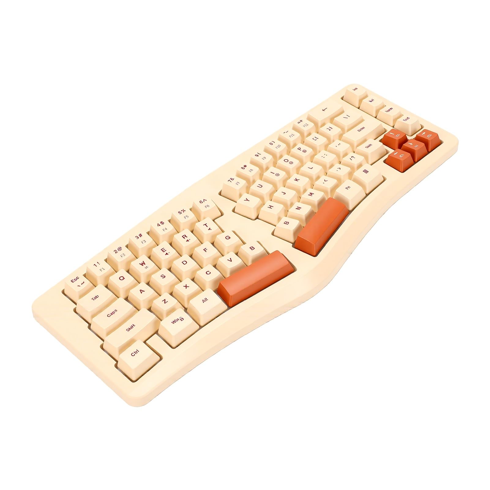 LICAEVEY Tastiera Ergonomica Split 69 Tasti Retroilluminazione RGB USB