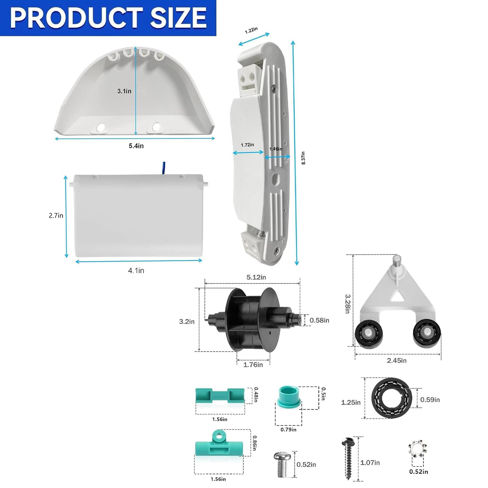 Paquete de 24 piezas para aspiradora de piscina AXV417WHP
