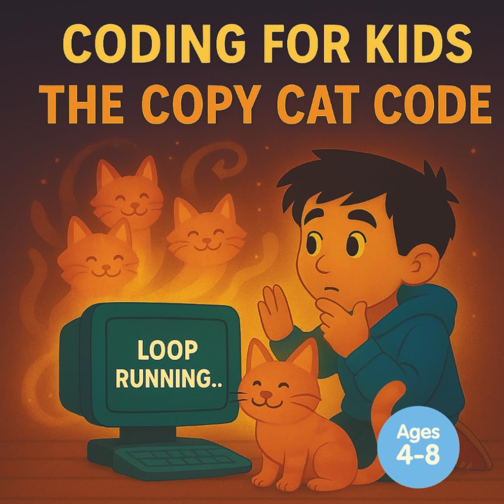 Coding for Kids: The Copy Cat Code: A Fun Story About Loops, Patterns, and Problem-Solving