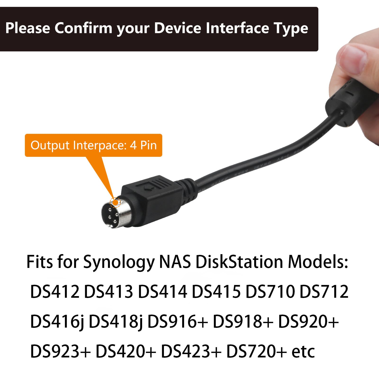 Amazon.com: 12V 8.33A 4Pin Power Adapter for Synology Power Supply