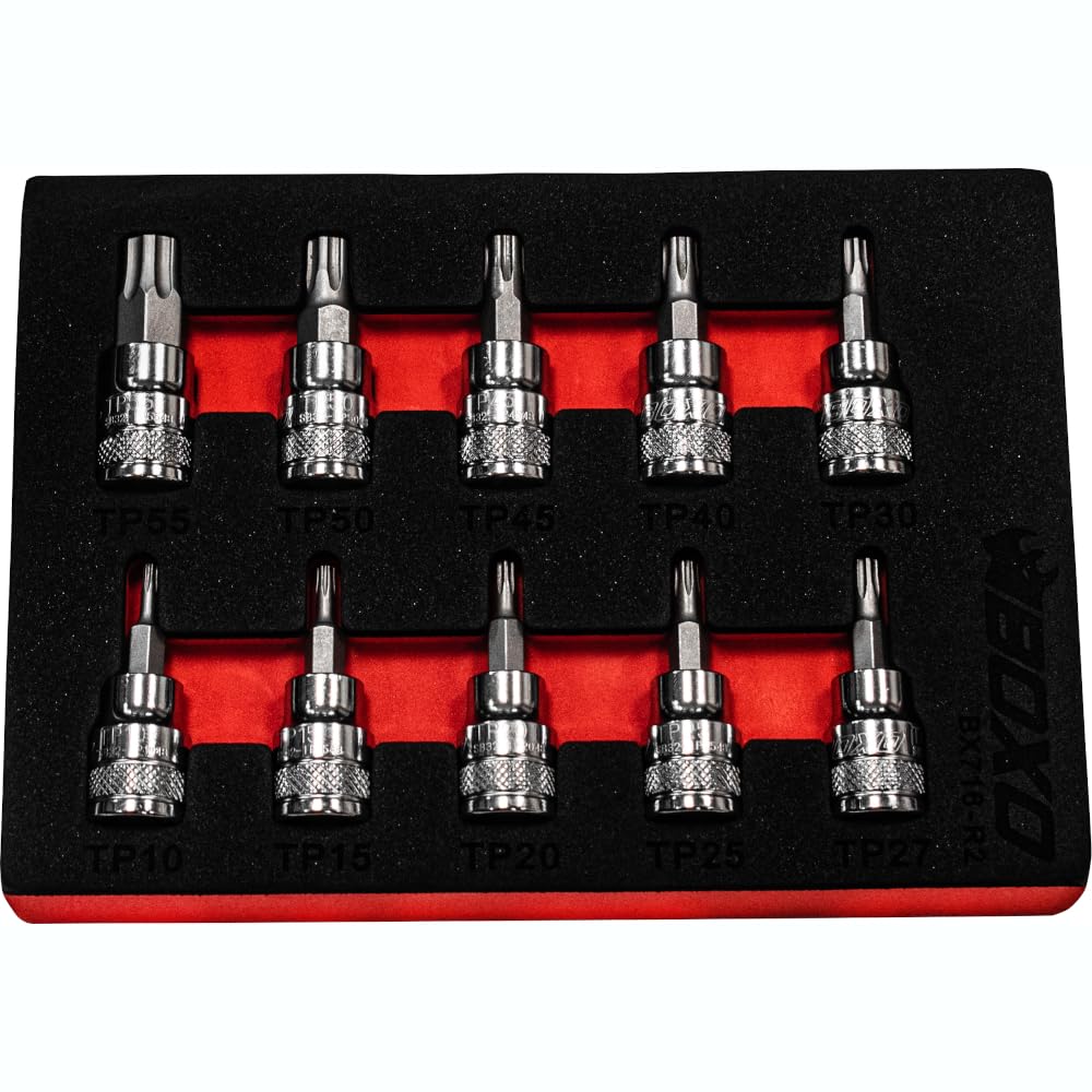 3/8" Drive Torx Plus Bit Socket Set 10 Pcs BOXO BX716-R2