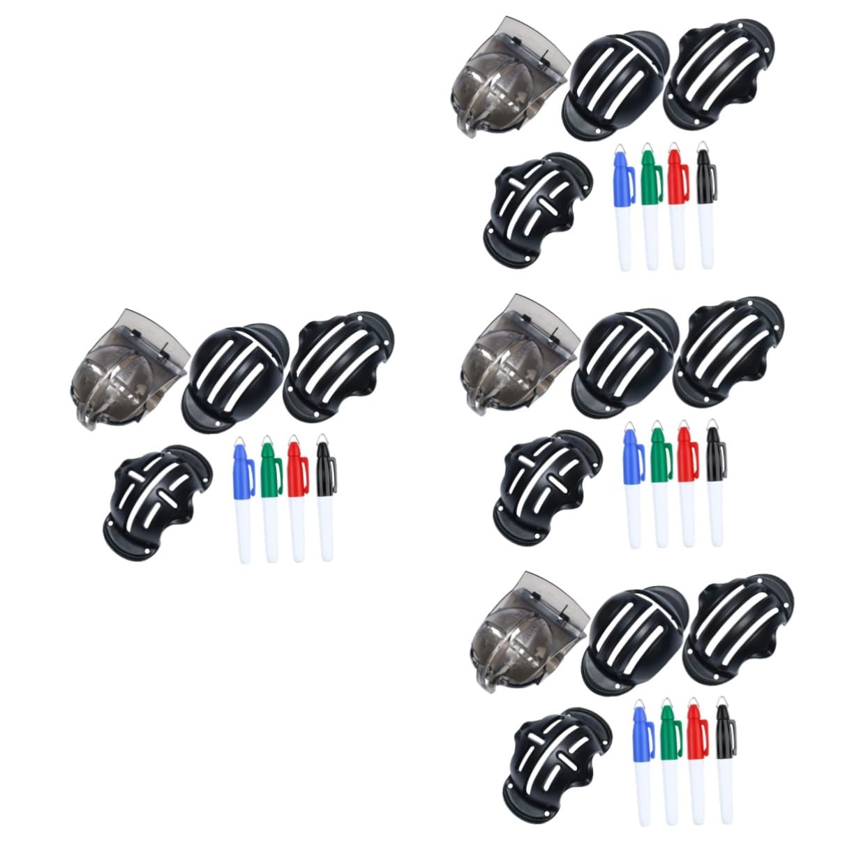 TOYANDONA Zeilenzeichnung Set Linienmarkierung Markierungsgolf Golfmarker Strichzeichnungsmarker Werkzeug Golflinie Schublade Golfmarkierungsstift Golfzubehör Abs Zufällige Farbe