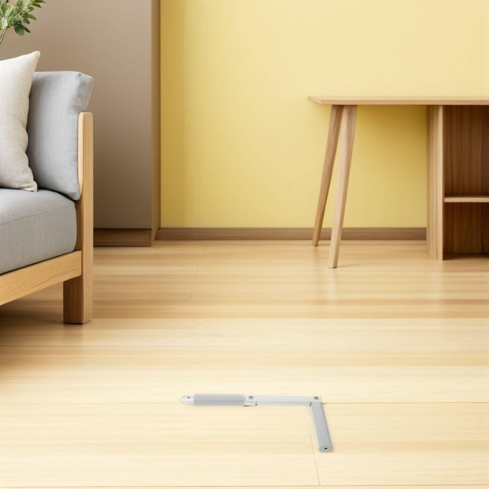 NUOBESTY Manivelle de Fenêtre à Bras Articulé en Aluminium, Poignée de Rotation Robuste pour Fenêtres à Auvent, Accessoire de Remplacement pour Bureau, Balcon et Maison, Mécanisme Précis