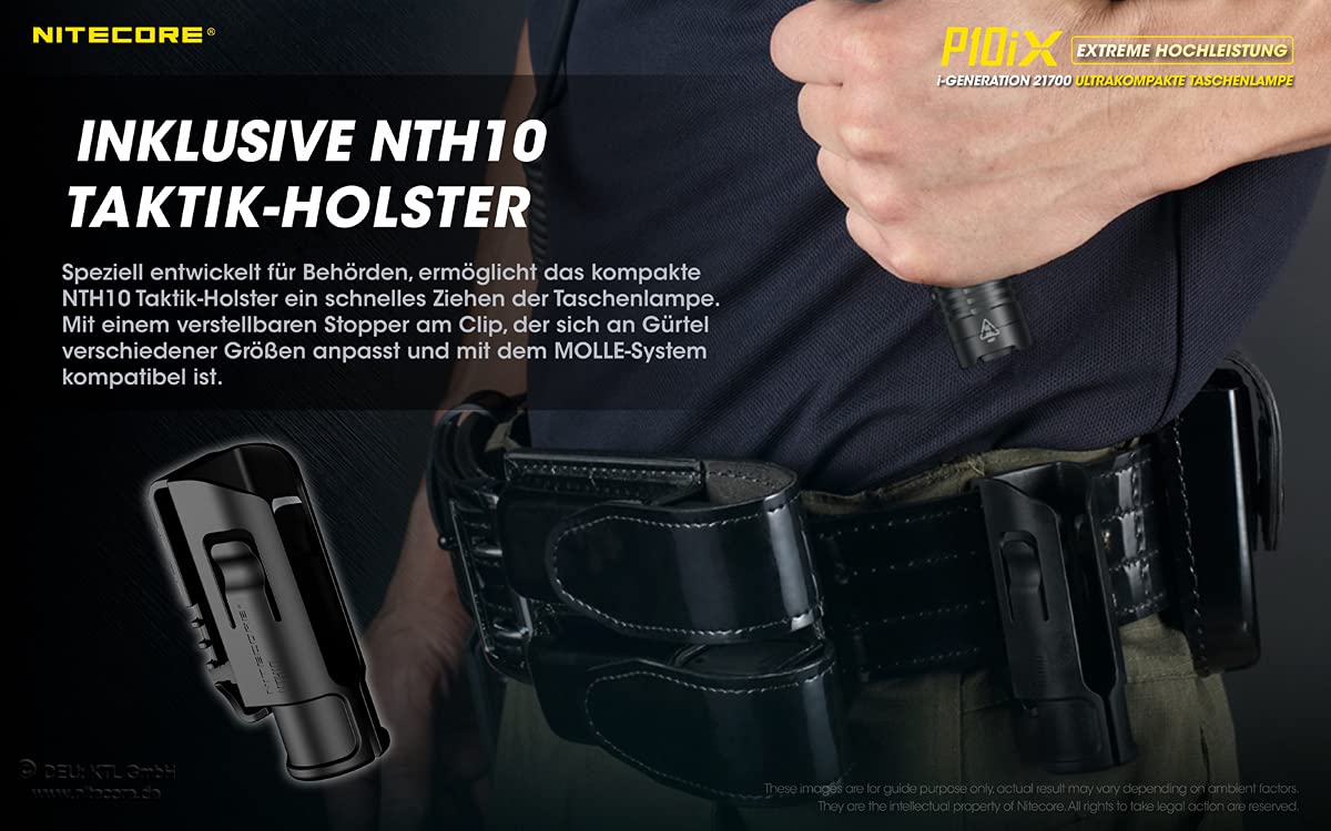 Nitecore Lampe torche P10iX Noir