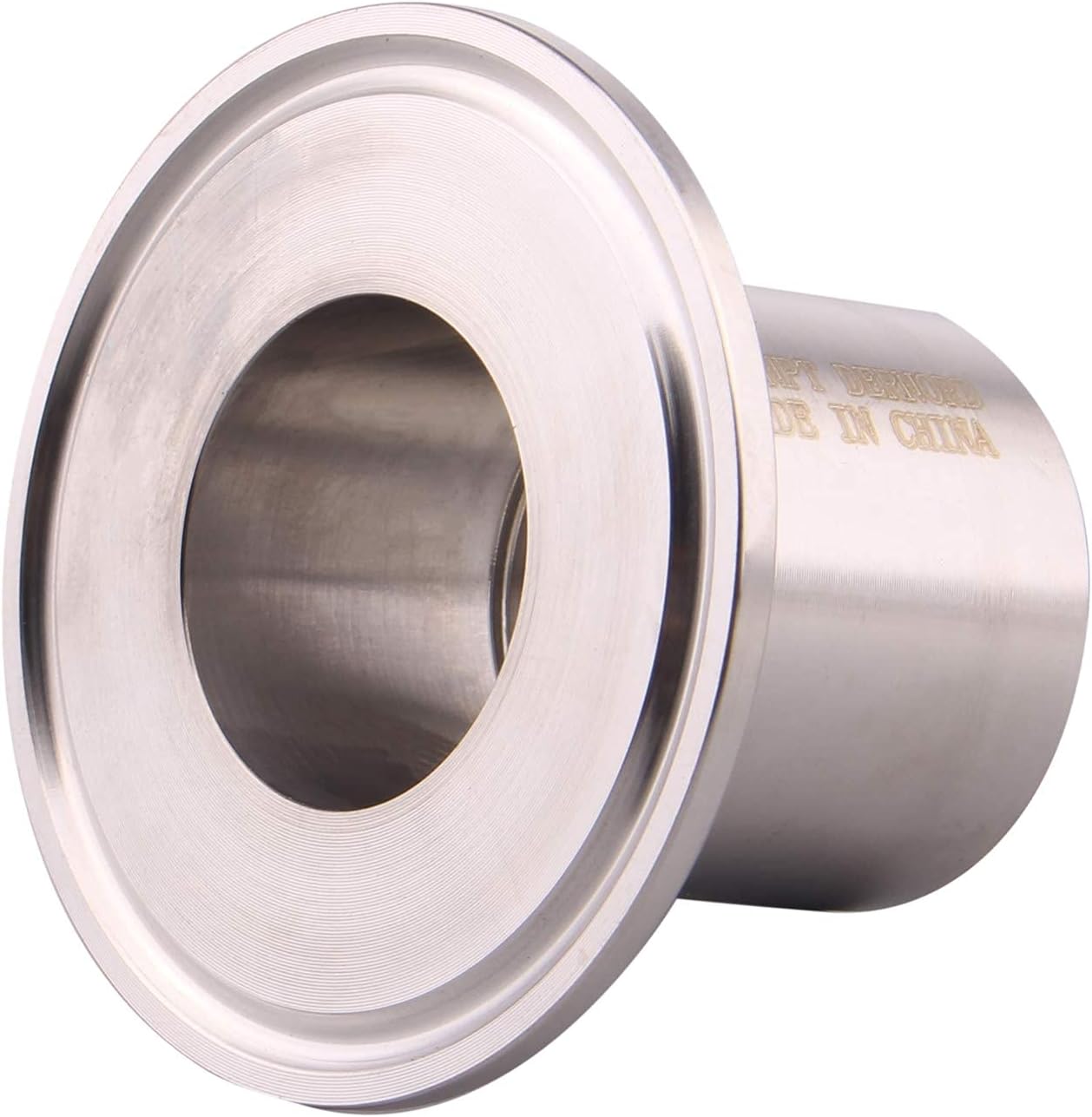 DERNORD Sanitary Female Threaded Pipe Fitting to 2 Inch TRI CLAMP OD 64mm Ferrule (Pipe Size: 1" NPT （2 Inch Tri clamp）)