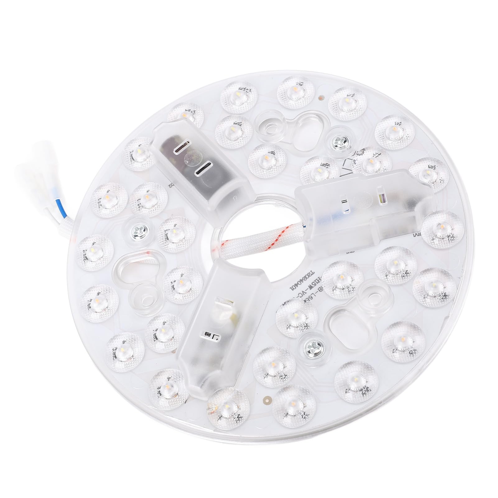Yechiry 5.3 Inch LED Retrofit Light Kit for Ceiling Flush Light, Ceiling Fan Replacement Panel, 15W 3000K 4200K 6500K 3 Color Dimmable Fan LED