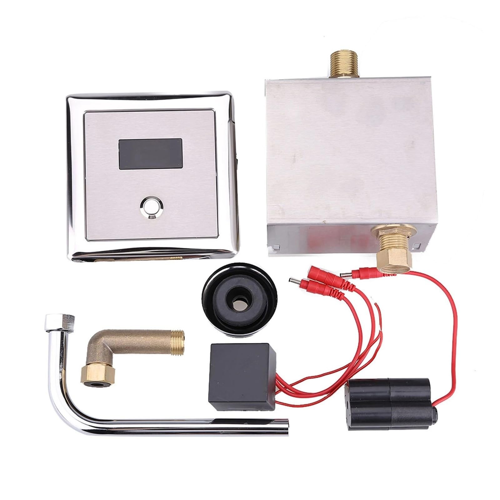 Fluxómetro manual para inodoro Válvula De Descarga Automática For Urinario Con Sensor Pared, Fácil Instalar