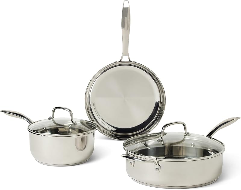 Amazon Basics Stainless Steel Cookware