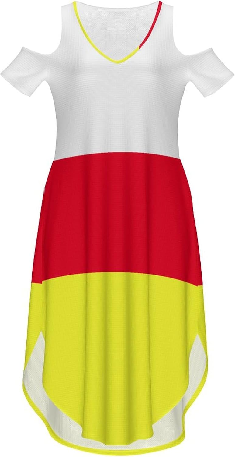 Women's Dresses Dress Portugal Flag Casual Fashion Summer Dresses L