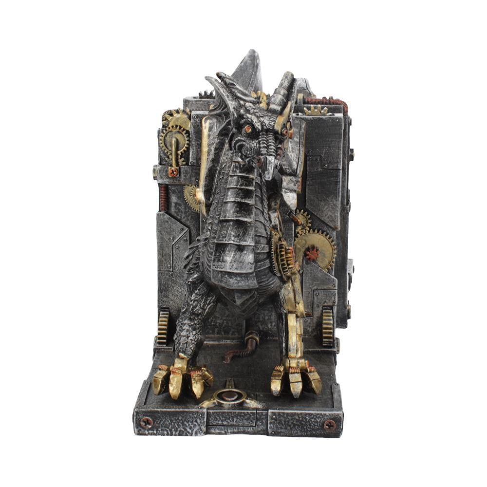 Nemesis Now Dracus Machina Fermalibri 27cm, Bronzo