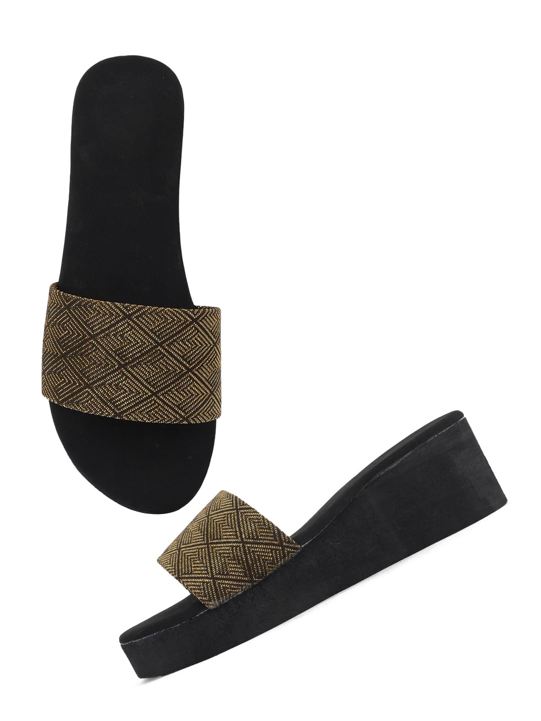 Walkfree Fancy Wedges | Light Weight sandals | Soft & Comfortable (B0D8FPSR7N) Amazon Price History, Amazon Price Tracker