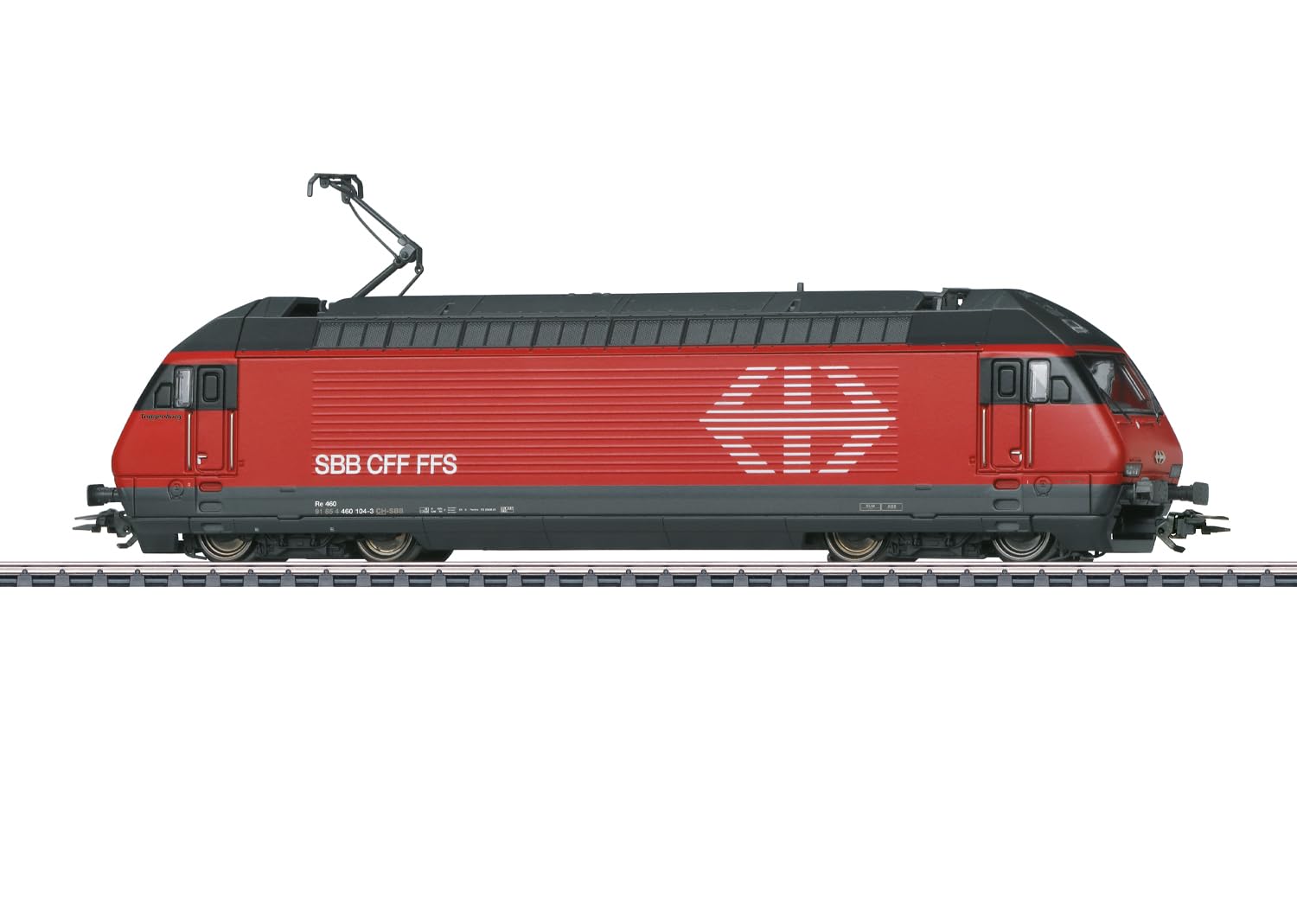 Märklin Locomotiva elettrica Re 460 – Traccia H0 – Digital mfx+ – Art. 39469 – con suono e luce
