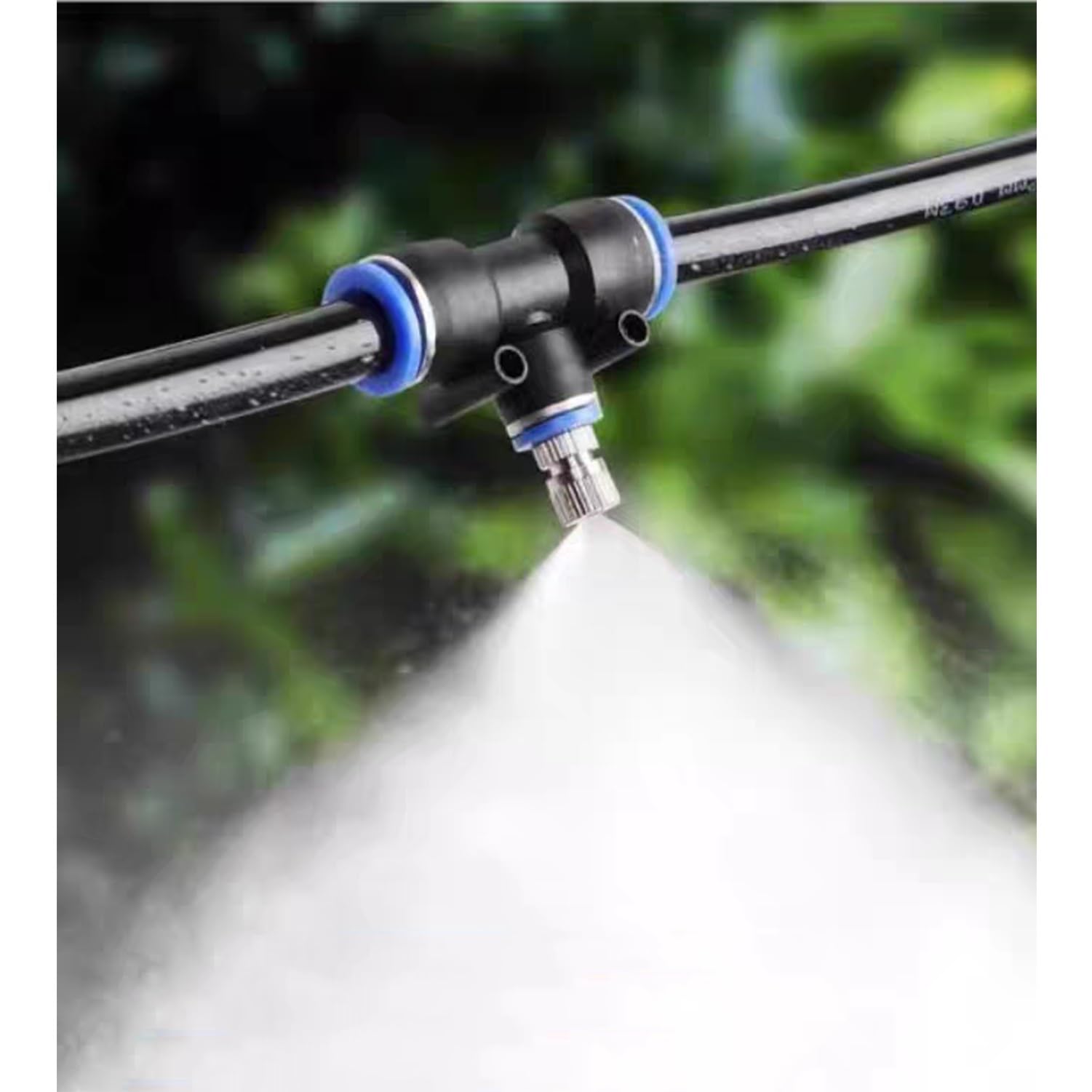 Sistema di irrigazione a Goccia Ugello Regolabile Filtro Acqua Nero 10-150 m(10m/32.8ft)