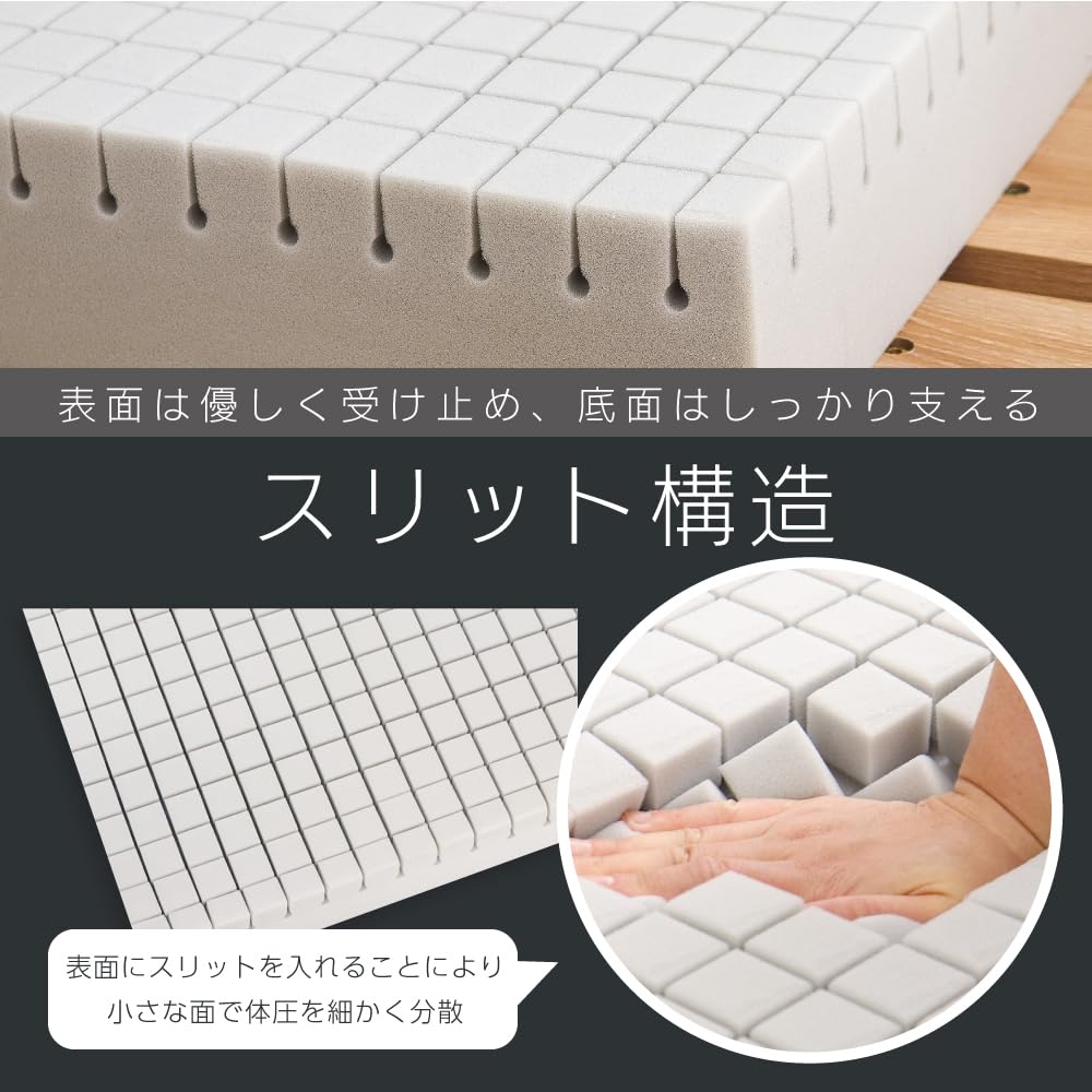 Amazon｜西川 高反発マットレス シングルサイズ 幅97×長さ195×厚さ10cm