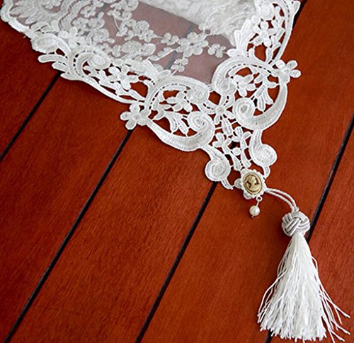 Kelly' Harvest House Table Runner Lussuoso Pizzo