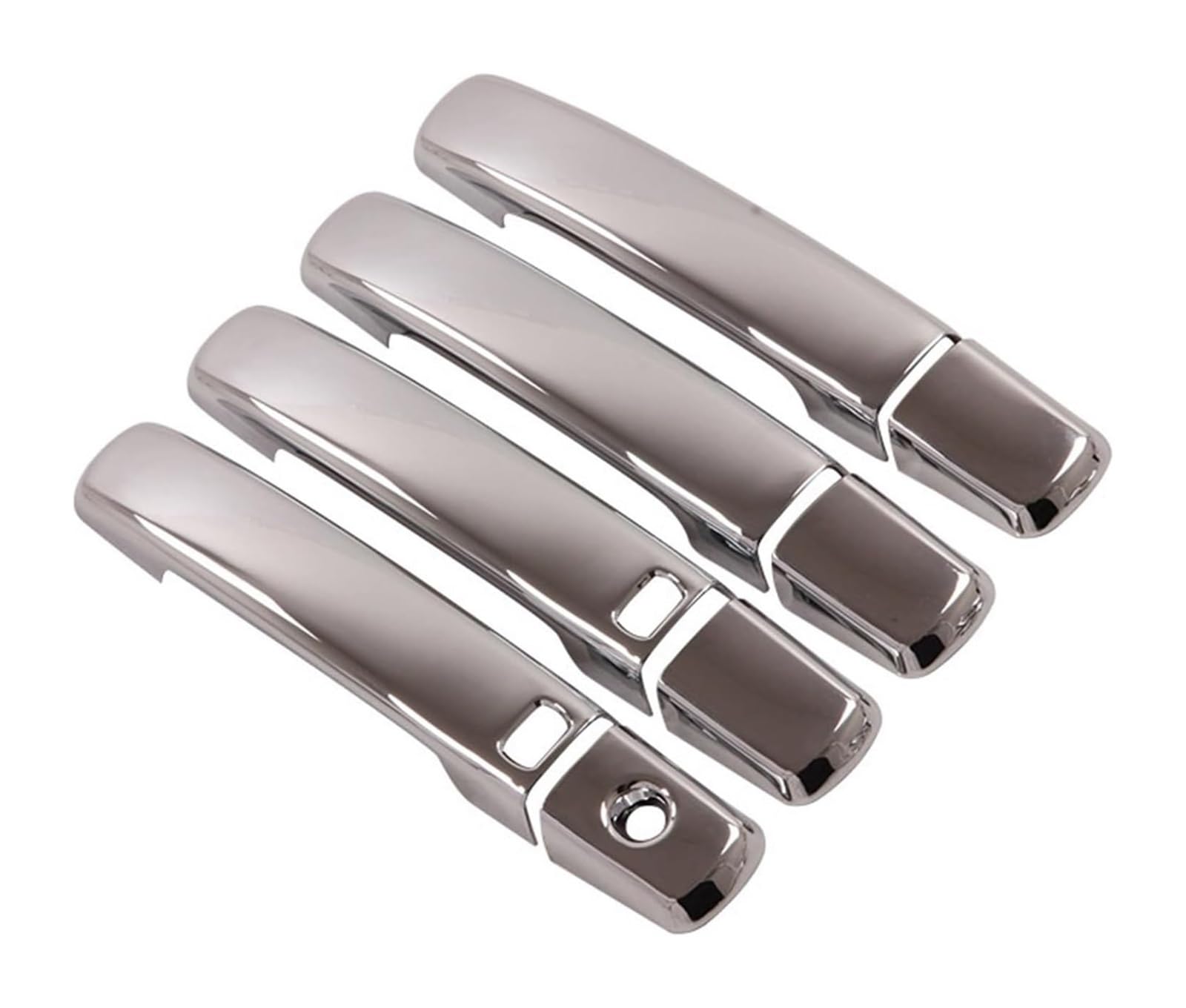 Hckclmbmzw Style1 For Nissan For Qashqai J10 2007 2008 2009 2010 2011 2012 2013 Glossy Black Chrome Car Door Handle Cover Door Handle Cover(Style1)
