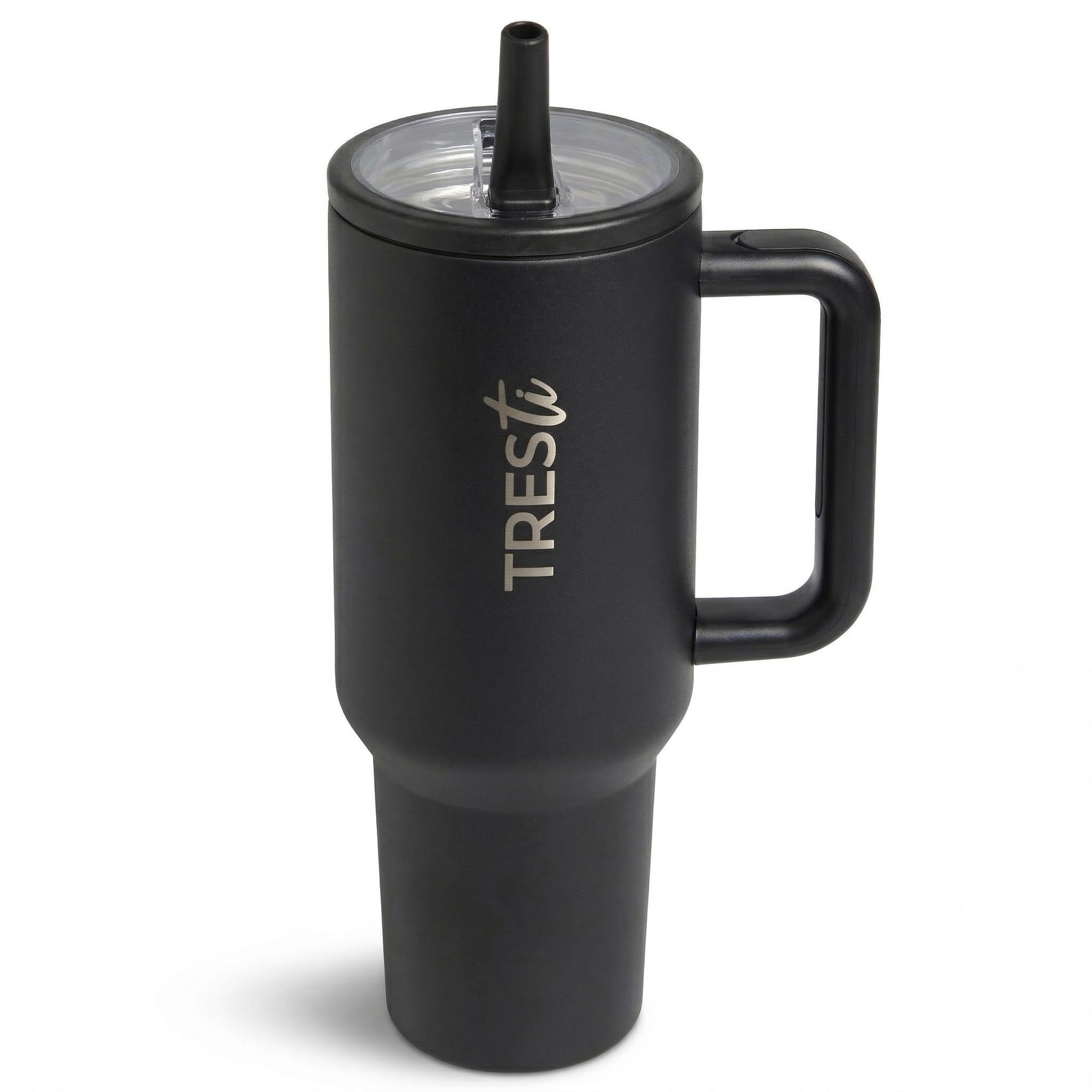 Termos in Acciaio Inox 1,2L – Borraccia Termica 100% Antiperdite – Bevande Fredde 12H/Calde 6H – Per Caffè, Tè, Acqua, Tisana – Bottiglia Doppia Parete con Manico Antiscivolo - Senza BPA – Nero