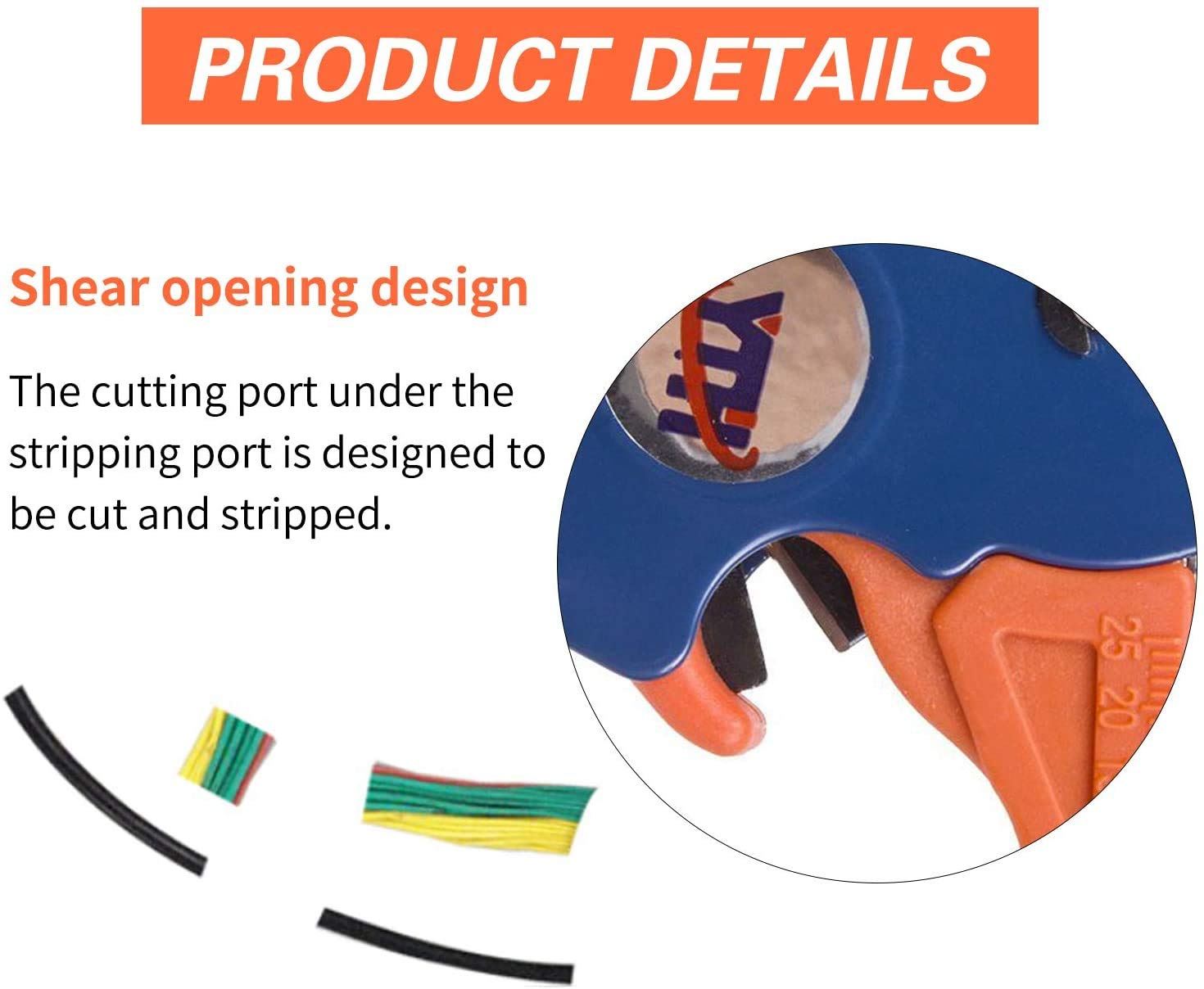 Automatic Wire Stripper and Cutter, Adjustable Insulated Cable Stripping Pliers 0.2-6mm - Image 4
