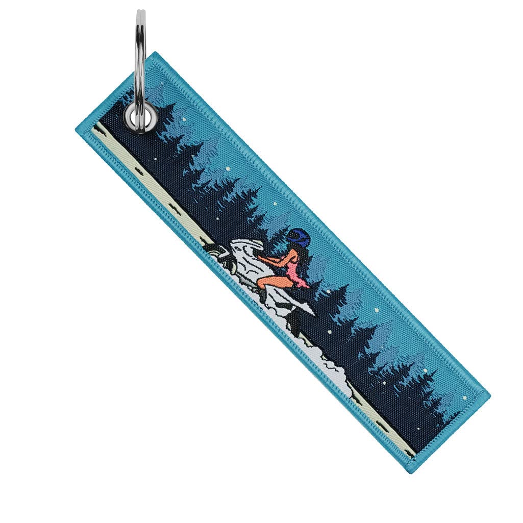 MotoLootKeychain for Motorcycles, Scooters, Cars and Gifts (Winter Ride), Multicoloured, Default