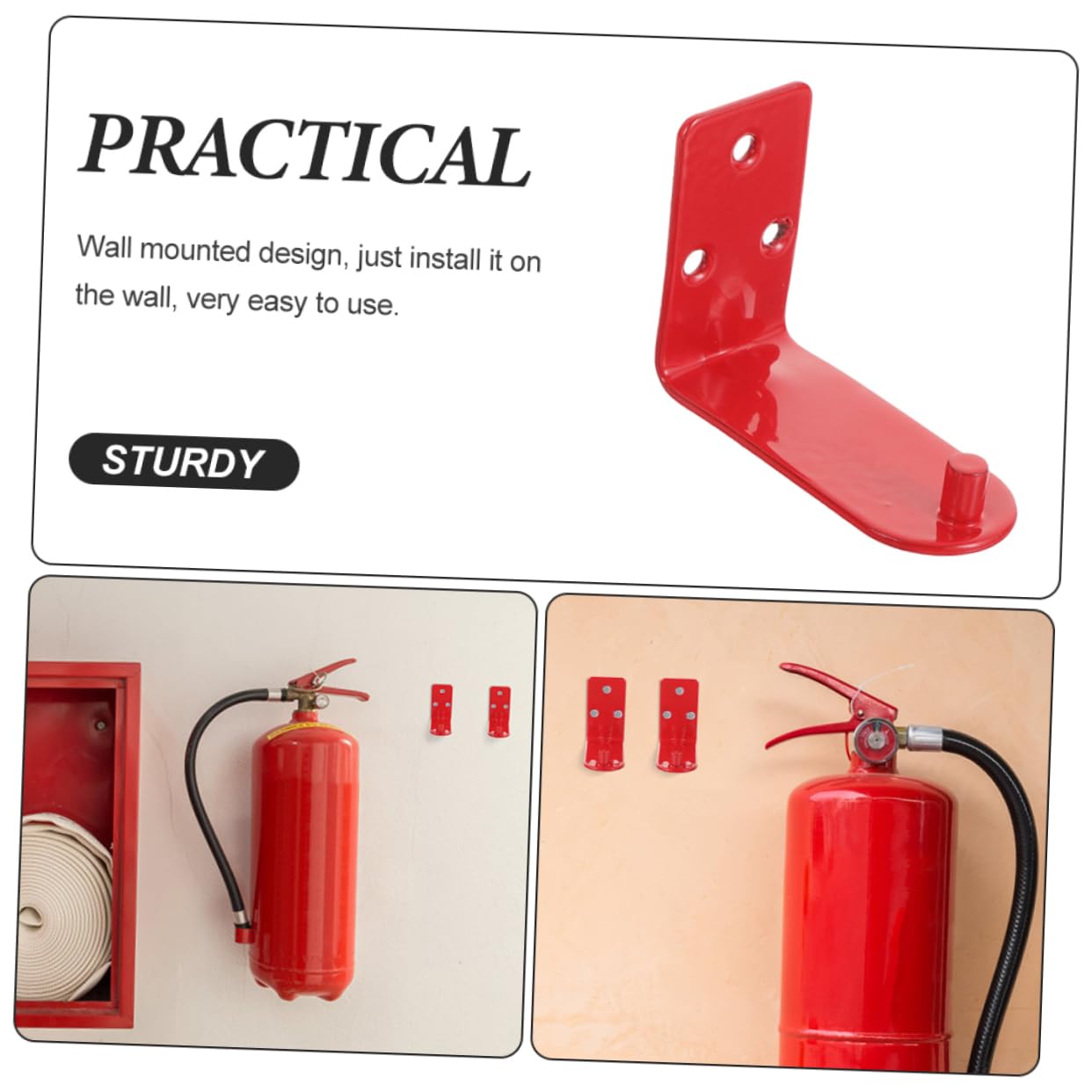 Supporto Per Estintore Da Parete - Facile Installazione Per Auto E Barca