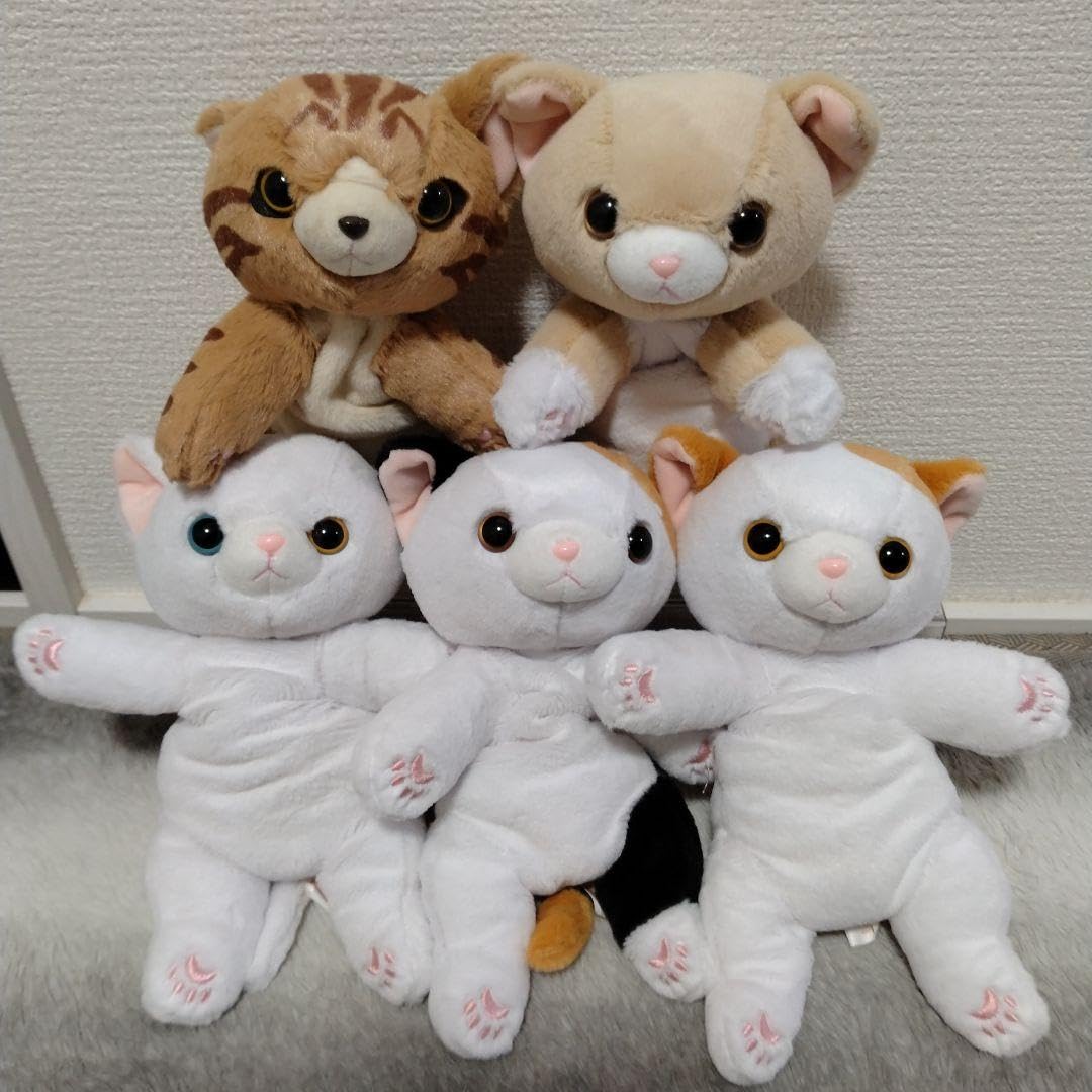 Amazon.co.jp: にゃんにゃんぱーくぬいぐるみ5種類 : おもちゃ
