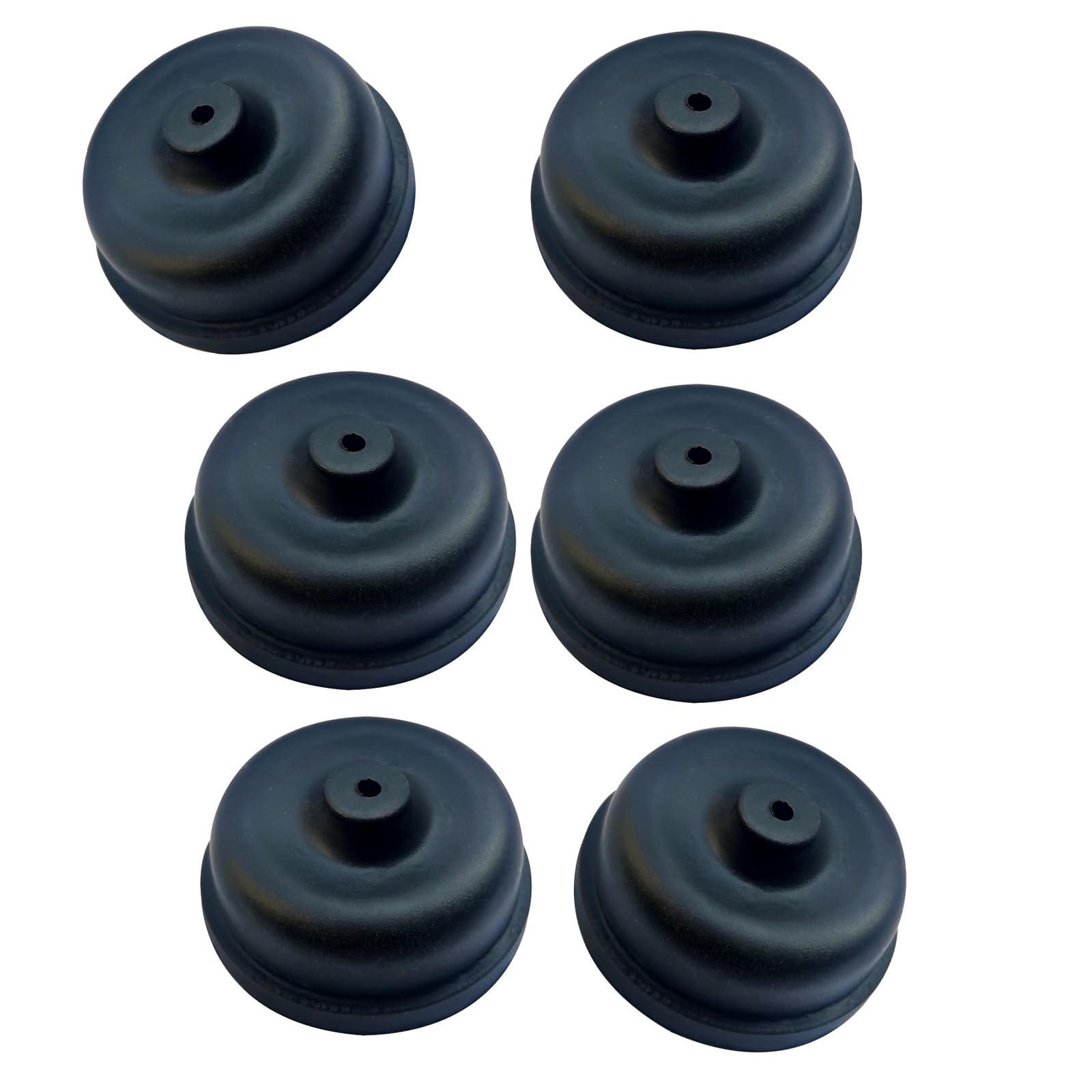 Jazuaiao Of 6 Aquariums Air Pumps Diaphragms Replacement Rubber Silicone Cup Part for Fishtanks Oxygen Pumps Accessories Oxygen Replacement Silicone Cup