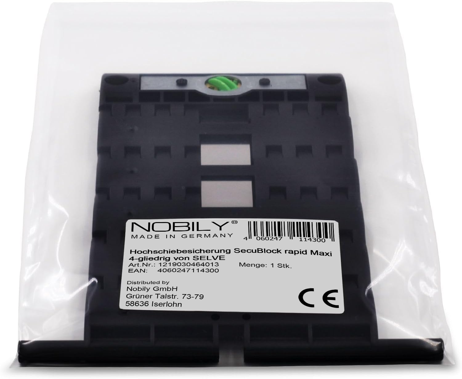Hochschiebesicherung SecuBlock rapid Maxi, 4-gliedrig von SELVE - 4 Stück