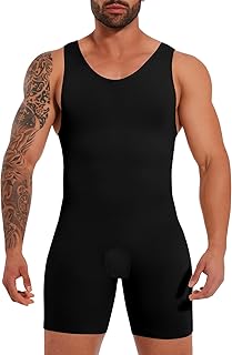 Mens Full Body Shaper Slimming Compression Bodysuit Shapewear Tummy Control Fajas Para Hombres
