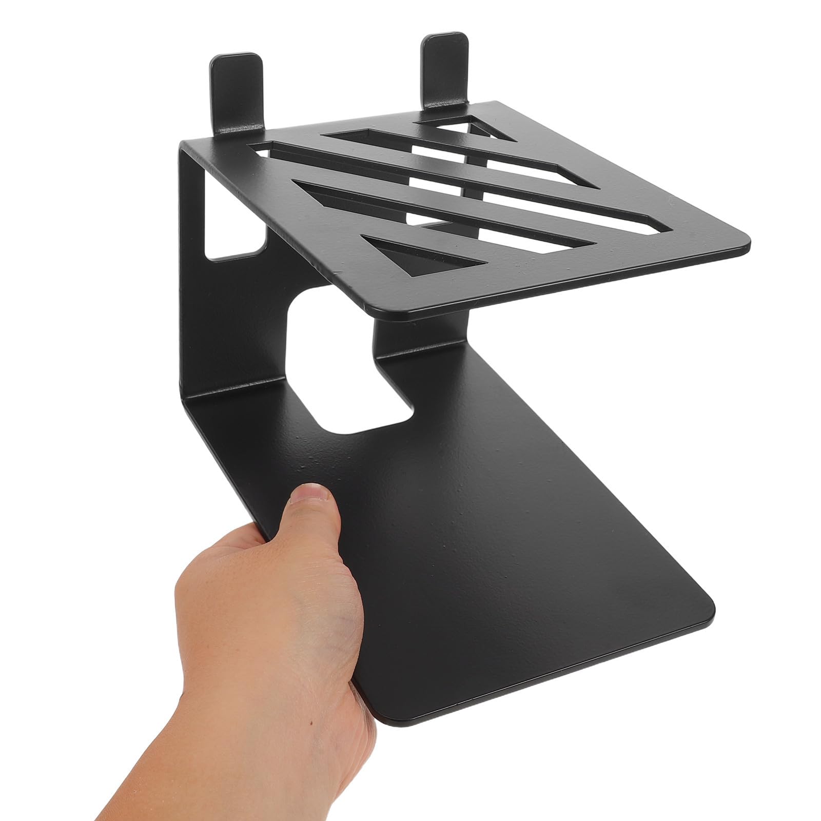 SHERCHPRY Soporte de Altavoz de Escritorio 18,5x13x14 de Hierro Negro