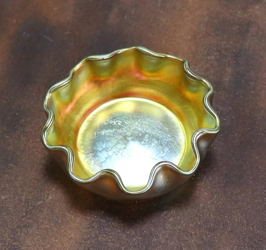 ルイス・C・ティファニー ファブリルガラス 塩入れ ソルトセラー